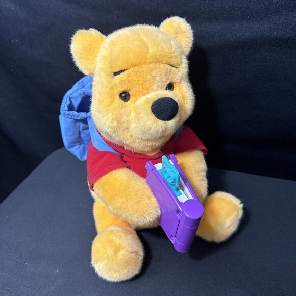 VTG Disney Plush Talking Winnie the Pooh Story Bear Mattel 2000 WORKS GREAT - Picture 1 of 9